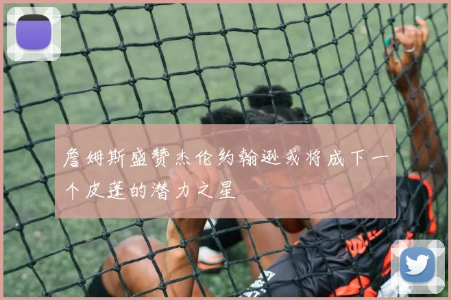 詹姆斯盛赞杰伦约翰逊或将成下一个皮蓬的潜力之星
